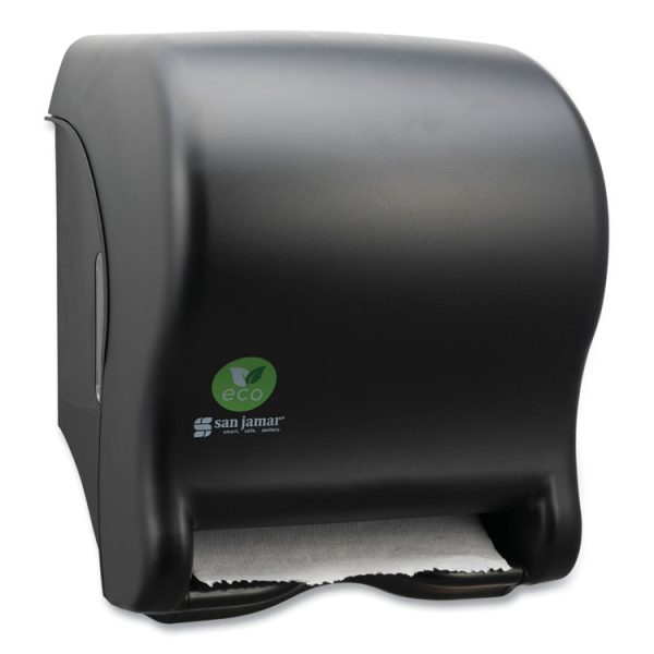 Ecological Mechanical Towel Dispenser, 9.1 x 14.4 x 11.8, Black - Image 3