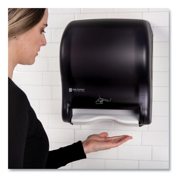 Smart Essence Electronic Roll Towel Dispenser, 11.88 X 9.1 X 14.4, Black - Image 5