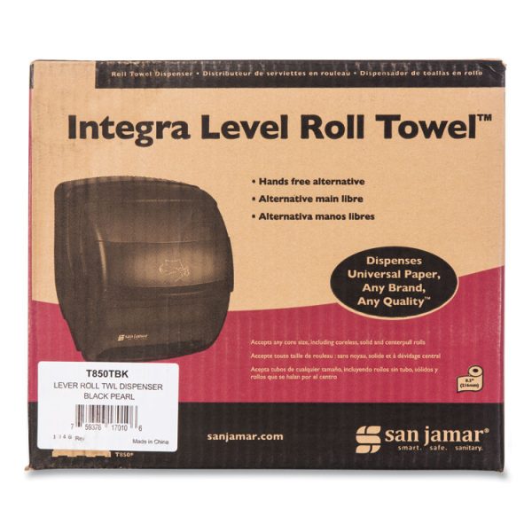 Integra Lever Roll Towel Dispenser, 11.5 X 11.25 X 13.5, Black Pearl - Image 8