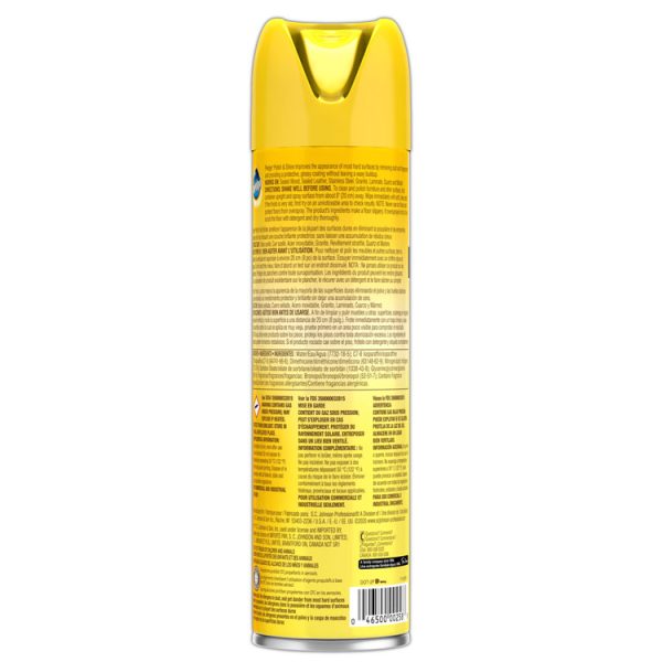 Furniture Polish, Lemon, 14.2 Oz Aerosol Spray, 6/carton - Image 3