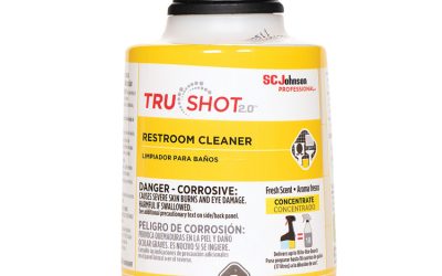 TruShot 2.0 Restroom Cleaner, Clean Fresh Scent, 10 oz Cartridge, 4/Carton