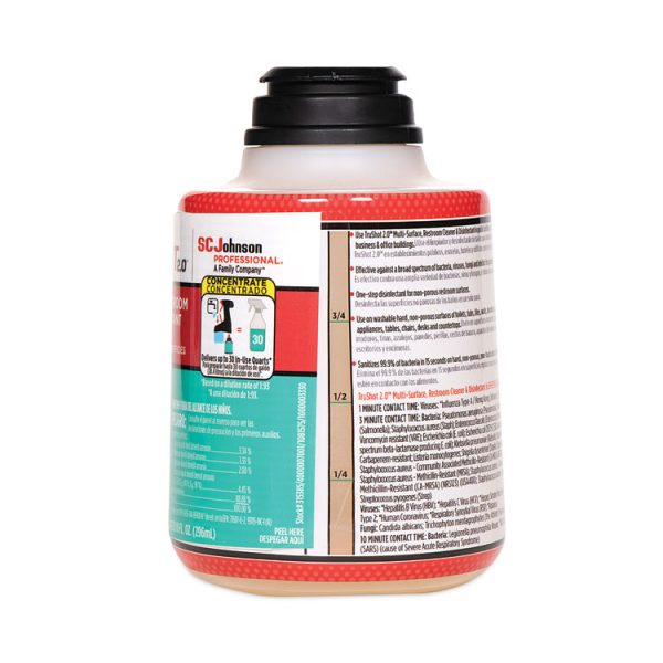 TruShot 2.0 Disinfectant Multisurface Cleaner, Clean Fresh Scent,10 oz Cartridge, 4/Carton - Image 4