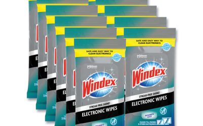Electronics Cleaner, 1-Ply, 7 x 10, Neutral Scent, White, 25/Pack, 12 Packs/Carton