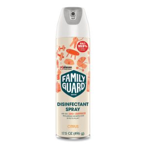 Disinfectant Spray, Citrus Scent, 17.5 oz Aerosol Spray, 8/Carton