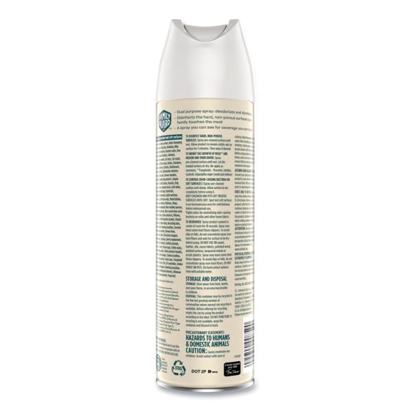 Disinfectant Spray, Citrus Scent, 17.5 oz Aerosol Spray, 8/Carton - Image 3