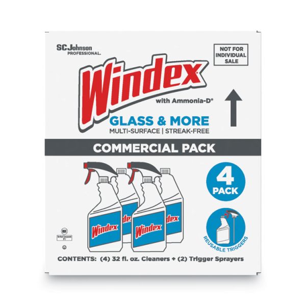 Original Glass Cleaner, Fresh Scent, 32 Oz Spray Bottle, 4/carton - Image 4