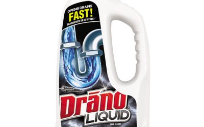 Liquid Drain Cleaner, 32 Oz Safety Cap Bottle, 12/carton