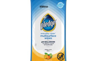 Multi-Surface Cleaner Wet Wipes, Cloth, 7 x 10, Fresh Citrus, White, 25/Pack, 12 Packs/Carton