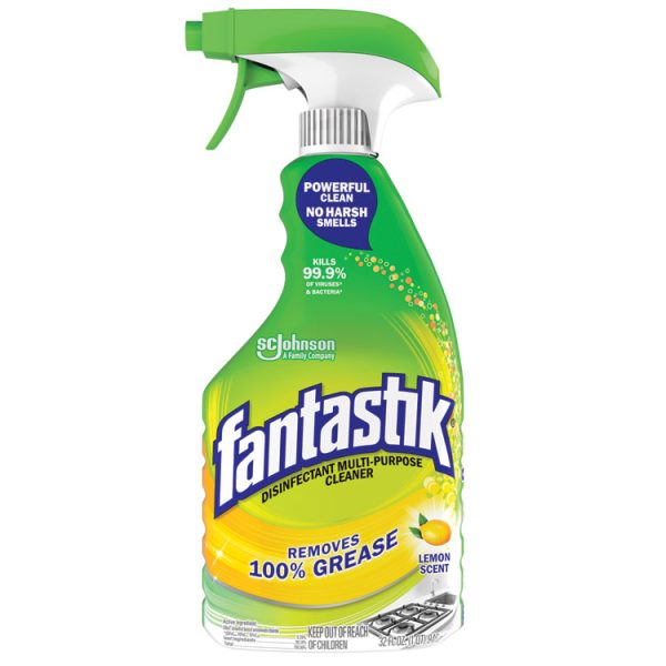 Disinfectant Multi-Purpose Cleaner Lemon Scent, 32 Oz Spray Bottle, 8/carton - Image 2