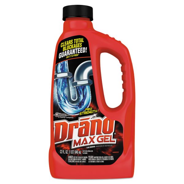 Max Gel Clog Remover, 32 Oz Bottle, 12/carton - Image 2