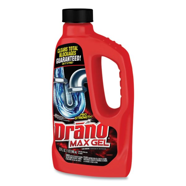 Max Gel Clog Remover, 32 Oz Bottle, 12/carton - Image 4