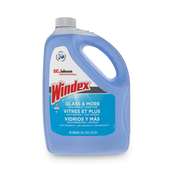 Glass Cleaner With Ammonia-D, 1 Gal Bottle, 4/carton - Image 2