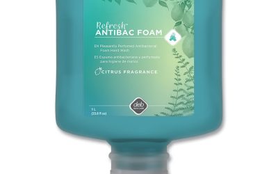 Refresh Foaming Hand Soap Manual Cartridge, Citrus Scent, 1 L Refill, 6/Carton