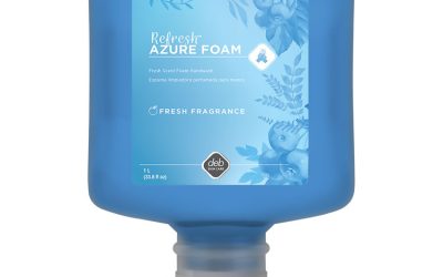 Refresh Foaming Hand Soap Manual Cartridge, Fresh Apple Scent, 1 L Refill, 6/Carton