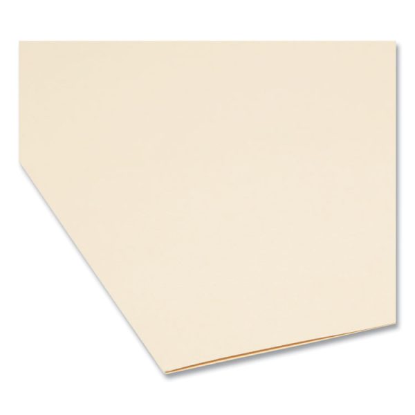 100% Recycled Manila Top Tab File Folders, 1/3-Cut Tabs: Assorted, Letter Size, 0.75" Expansion, Manila, 100/Box - Image 4