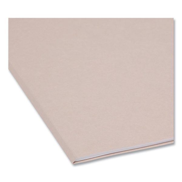 Colored File Folders, 1/3-Cut Tabs: Assorted, Letter Size, 0.75" Expansion, Gray, 100/Box - Image 5