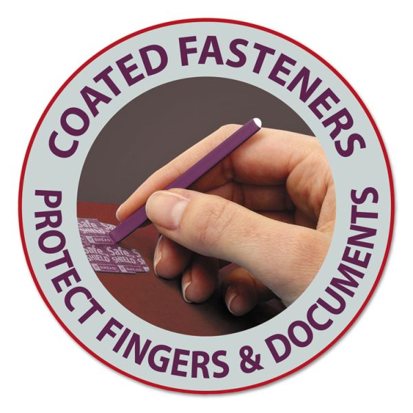 Pressboard Classification Folders, Six SafeSHIELD Fasteners, 2/5-Cut Tabs, 2 Dividers, Letter Size, Red, 10/Box - Image 10