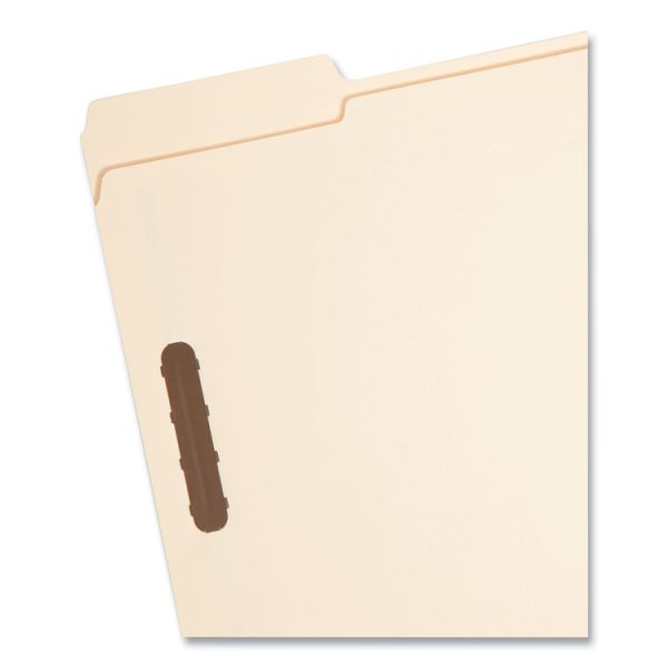 Top Tab Fastener Folders, 1/3-Cut Tabs: Assorted, 0.75" Expansion, 2 Fasteners, Letter Size, Manila Exterior, 50/Box - Image 3