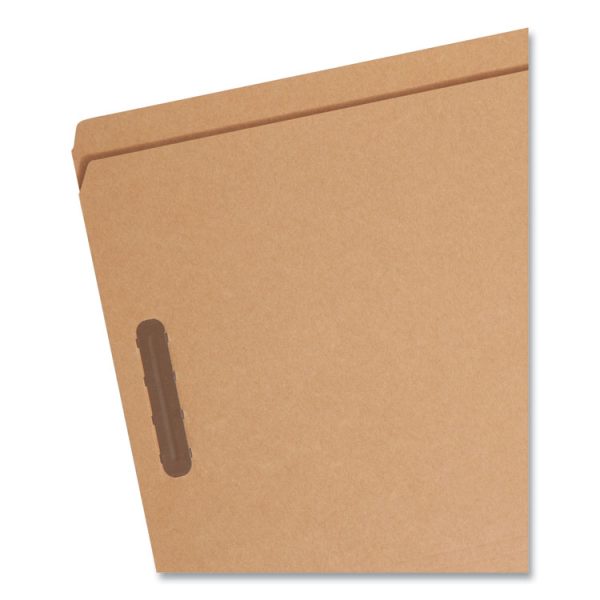 Kraft Fastener Folders, 0.75" Expansion, 2 Fasteners, Letter Size, Kraft Exterior, 50/Box - Image 3
