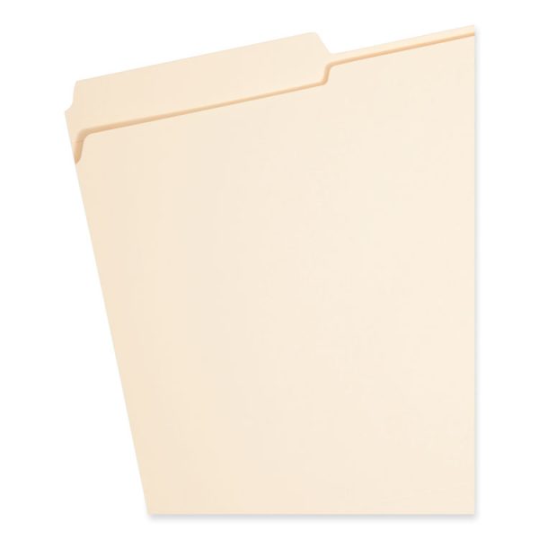 Top Tab Fastener Folders, 1/3-Cut Tabs: Assorted, 0.75" Expansion, 1 Fastener, Legal Size, Manila Exterior, 50/Box - Image 3