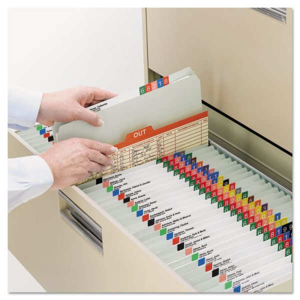Recycled Pressboard Fastener Folders, Straight Tabs, Two SafeSHIELD Fasteners, 2" Expansion, Legal Size, Gray-Green, 25/Box - Image 9
