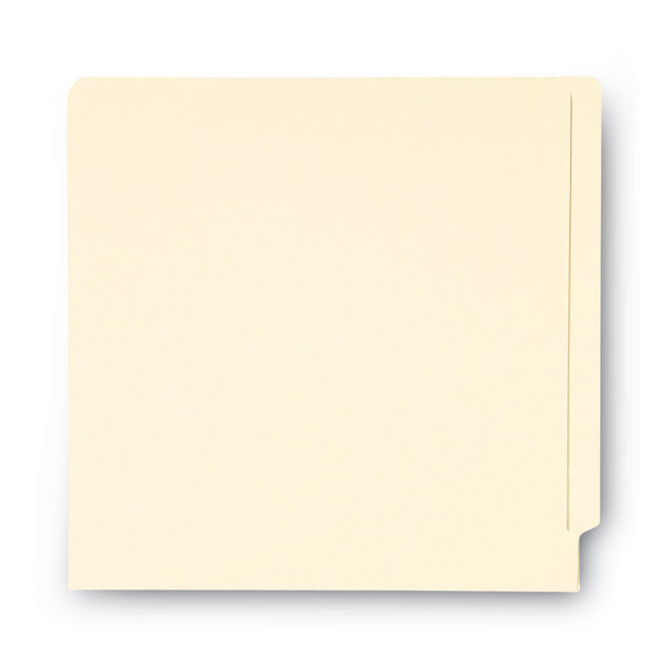 End Tab Folders with Antimicrobial Product Protection, Straight Tabs, Letter Size, 0.75" Expansion, Manila, 100/Box - Image 3