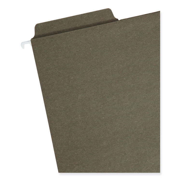 FasTab Hanging Folders, Letter Size, 1/3-Cut Tabs, Standard Green, 20/Box - Image 2