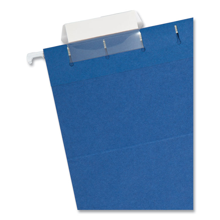 Colored Hanging File Folders with 1/5 Cut Tabs, Letter Size, 1/5-Cut Tabs, Navy, 25/Box - Image 2