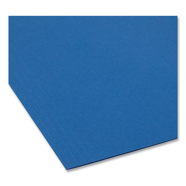 Colored Hanging File Folders with 1/5 Cut Tabs, Letter Size, 1/5-Cut Tabs, Navy, 25/Box - Image 4