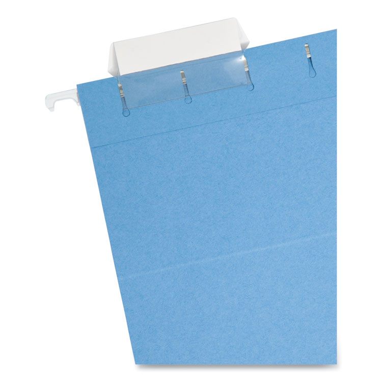 Colored Hanging File Folders with 1/5 Cut Tabs, Letter Size, 1/5-Cut Tabs, Blue, 25/Box - Image 2