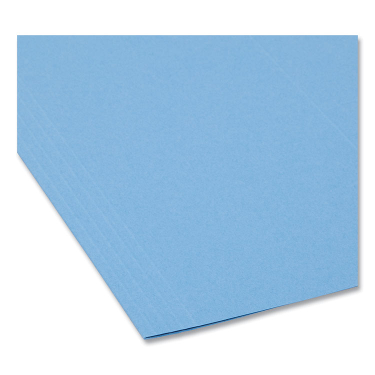 Colored Hanging File Folders with 1/5 Cut Tabs, Letter Size, 1/5-Cut Tabs, Blue, 25/Box - Image 4