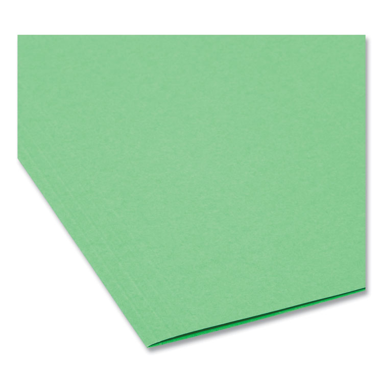 Colored Hanging File Folders with 1/5 Cut Tabs, Letter Size, 1/5-Cut Tabs, Green, 25/Box - Image 4