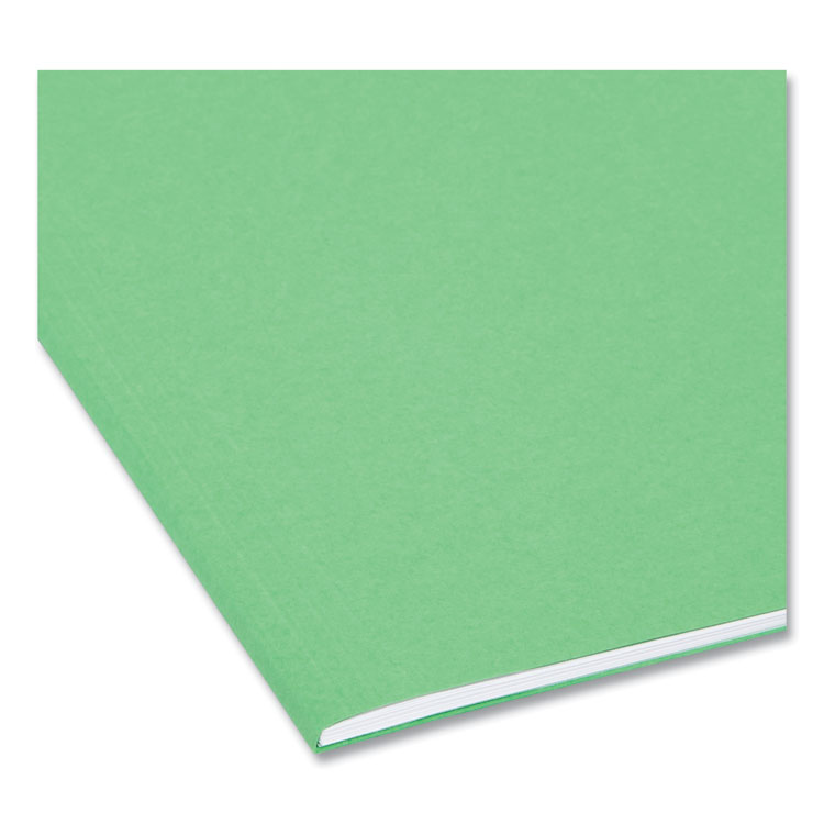 Colored Hanging File Folders with 1/5 Cut Tabs, Letter Size, 1/5-Cut Tabs, Green, 25/Box - Image 5