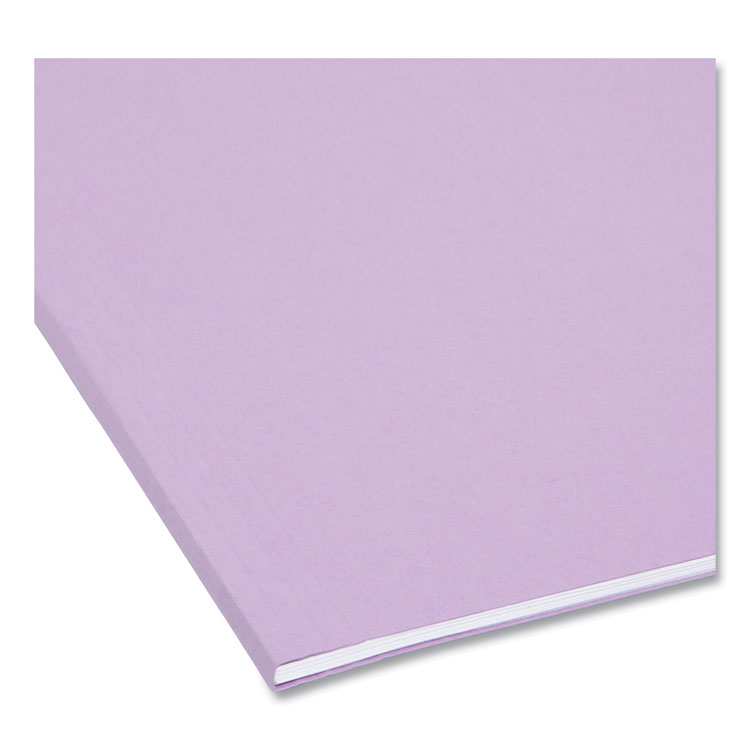 Colored Hanging File Folders with 1/5 Cut Tabs, Letter Size, 1/5-Cut Tabs, Lavender, 25/Box - Image 5