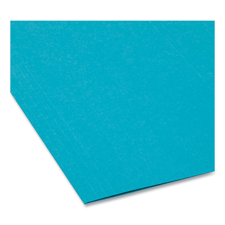 Colored Hanging File Folders with 1/5 Cut Tabs, Letter Size, 1/5-Cut Tabs, Teal, 25/Box - Image 4