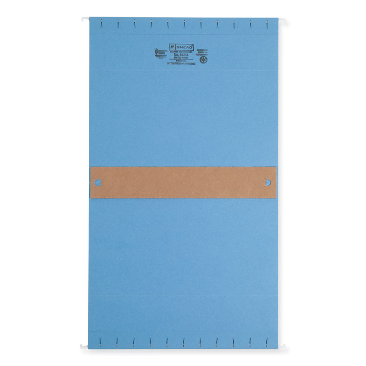 Box Bottom Hanging File Folders, 2" Capacity, Letter Size, 1/5-Cut Tabs, Assorted Colors, 25/Box - Image 2