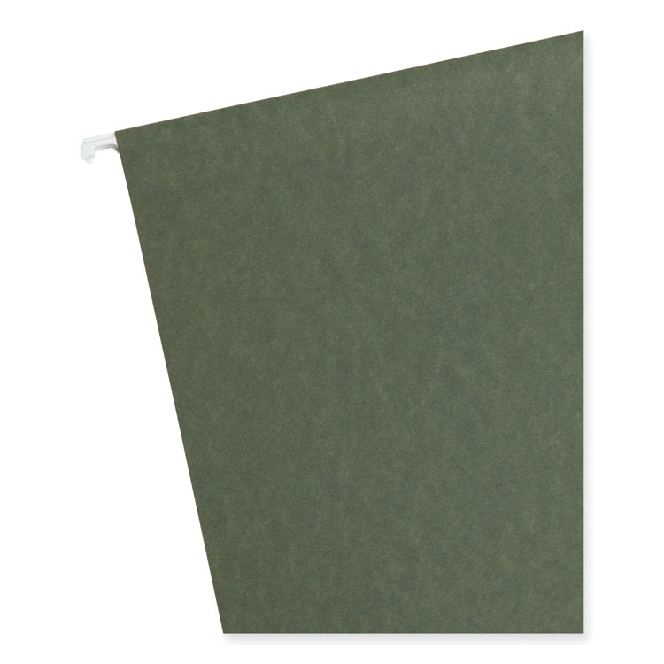 Box Bottom Hanging File Folders, 3" Capacity, Letter Size, Standard Green, 25/Box - Image 3