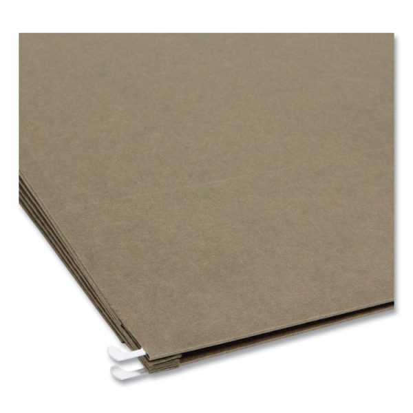 100% Recycled Hanging Pockets with Full-Height Gusset, 1 Section, 3.5" Capacity, Legal Size, Standard Green, 10/Box - Image 4