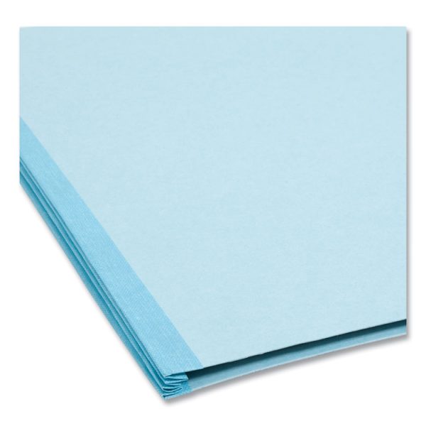 FasTab Hanging Pressboard Classification Folders, 2 Dividers, Legal Size, Blue - Image 5