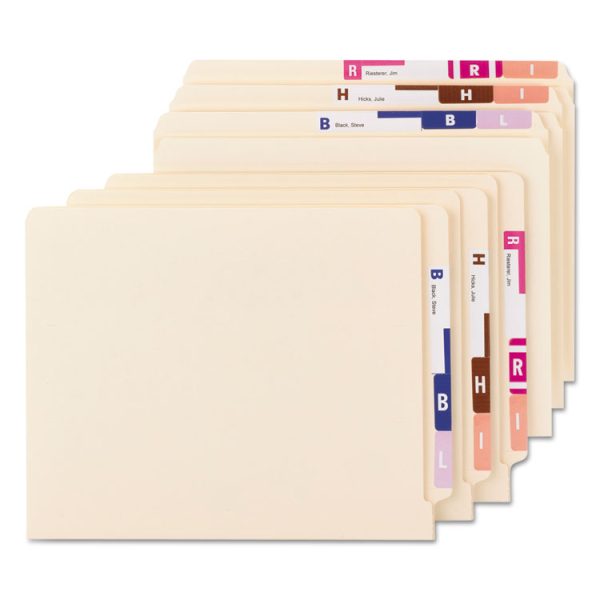 Alphaz Color-Coded Labels Starter Set, A-Z, 1.16 X 3.13, Assorted, 5/sheet, 300 Sheets/box - Image 2