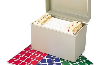 Alphaz Color-Coded Labels Starter Set, A-Z, 1 X 1.63, Assorted, 10/sheet, 220 Sheets/box