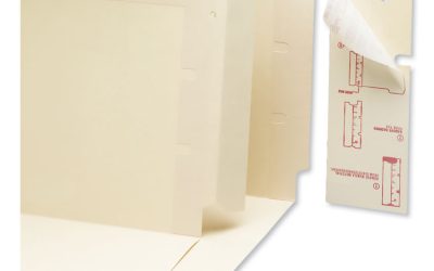 End Tab Converters, Straight Tab, Manila, 3.25″ x 9.25″, 500/Box