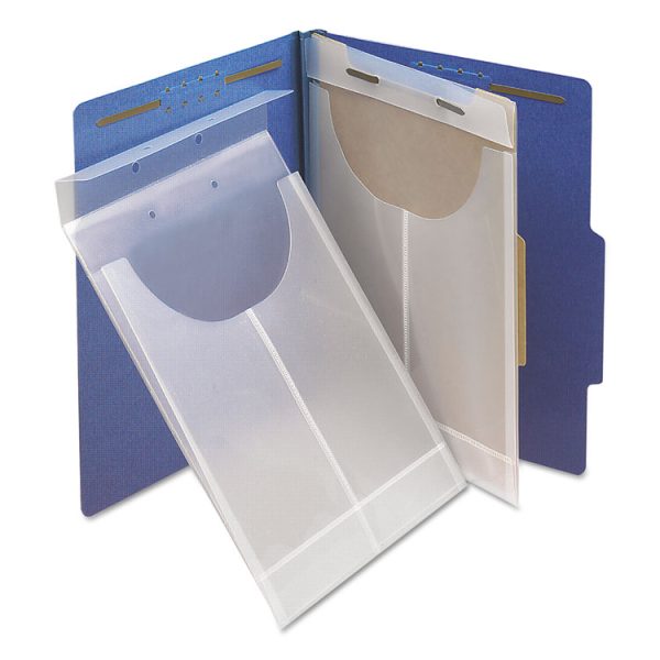 Two-Hole Letter/legal Poly Expanding Jackets, 2-Hole Punched, Letter/legal Size, Clear, 24/box - Image 3