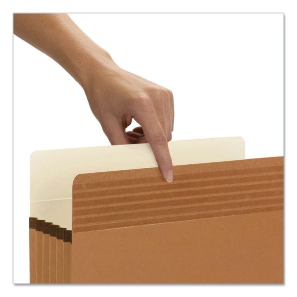 Easy Grip Pockets, 5.25" Expansion, Letter Size, Redrope, 10/box - Image 6