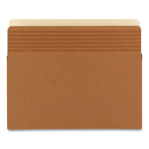 Easy Grip Pockets, 5.25" Expansion, Letter Size, Redrope, 10/box - Image 3