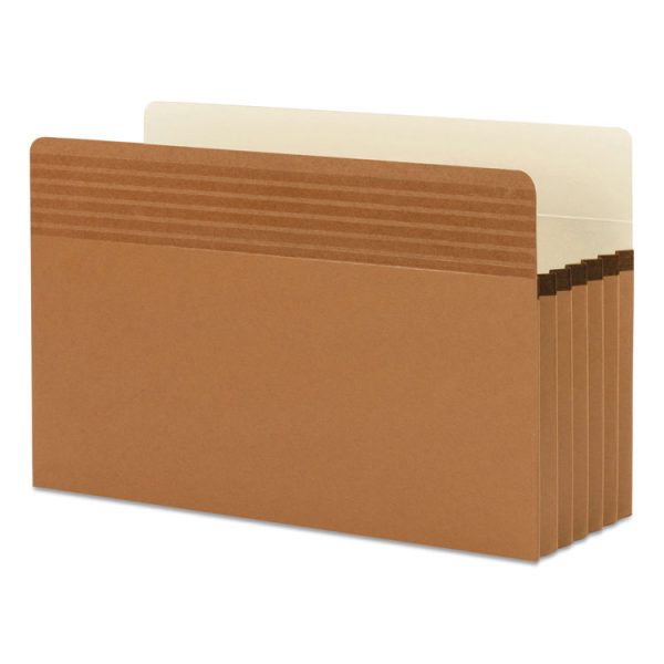 Easy Grip Pockets, 5.25" Expansion, Legal Size, Redrope, 10/box - Image 2