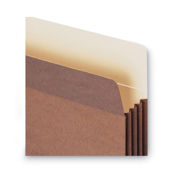 Redrope TUFF Pocket Drop-Front File Pockets with Fully Lined Gussets, 3.5" Expansion, Letter Size, Redrope, 10/Box - Image 7