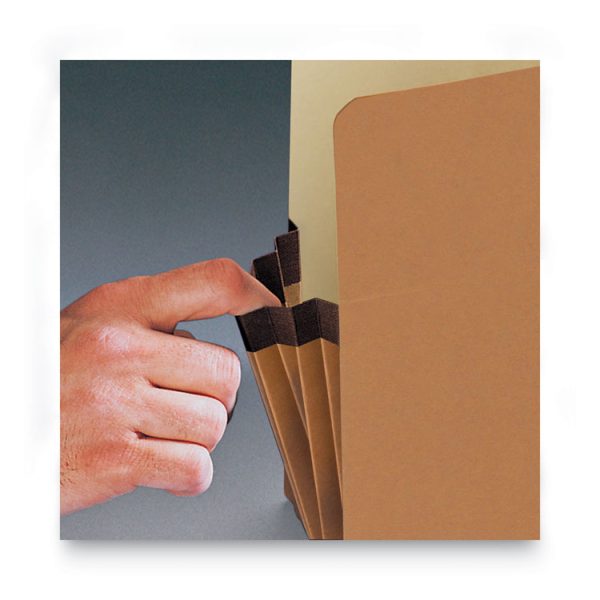 Redrope Drop Front File Pockets, 1.75" Expansion, Letter Size, Redrope, 50/box - Image 4
