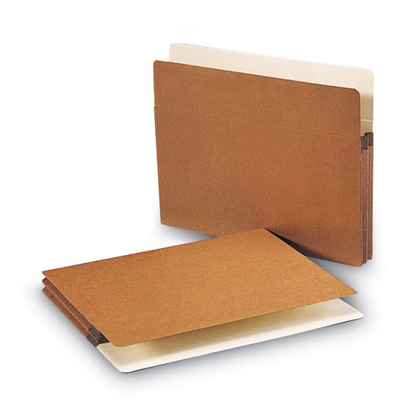 Redrope Drop Front File Pockets, 1.75" Expansion, Letter Size, Redrope, 50/box - Image 5