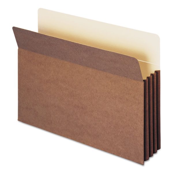 Redrope TUFF Pocket Drop-Front File Pockets with Fully Lined Gussets, 3.5" Expansion, Legal Size, Redrope, 10/Box - Image 2